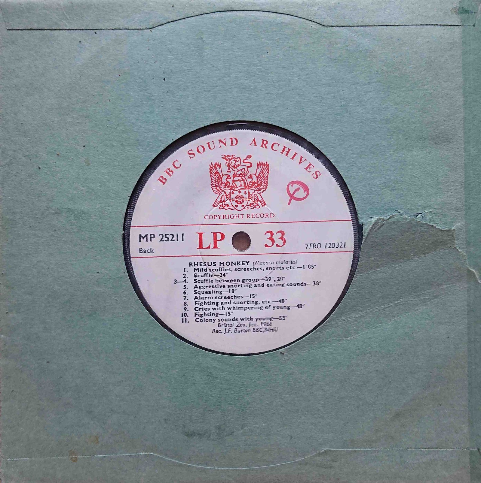 Back cover of MP 25211